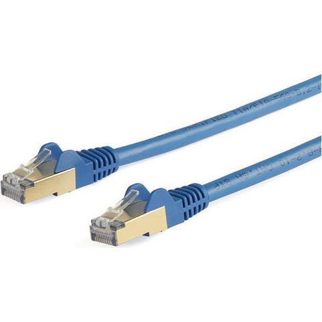 Cable startech rojo rj45 cat 6 7m azul