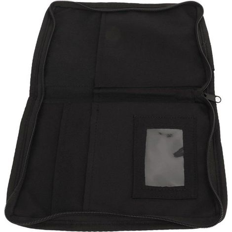 Organisateur Voiture 6 Poches Portable, Documents Cartes Multifonction, Universel Éco Noir, Gain de Place (1/5)