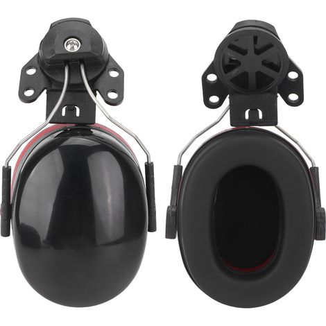 Casque anti-bruit à coque rigide, protections auditives réutilisables, serre-tête rembourré, réduction sonore 25dB, compatible chantier, paire de cache-oreilles isolants. (1/5)