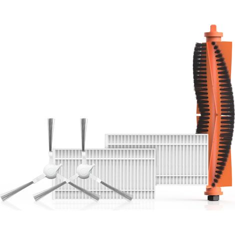 Ezviz RA-KIT05 Kit Accessori Ricambio Robot Aspirapolvere RC3 RC3 Plus 1 Spazzola Principale 2 Laterali 2 Filtri HEPA colore Nero (1/2)