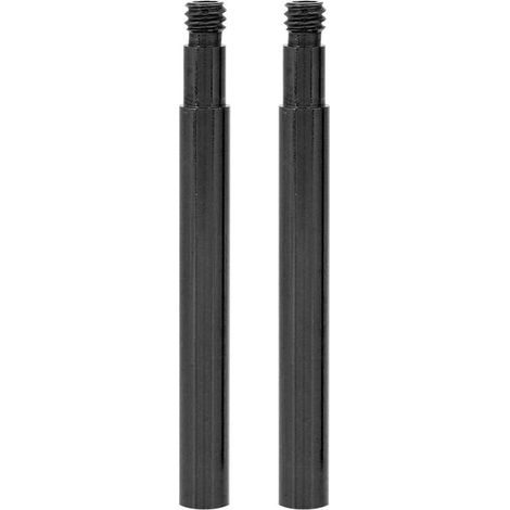 2 Pièces Prolongateurs Valve Presta 60mm pour Vélos, Extension de Valve Intérieure (Noir) (1/5)