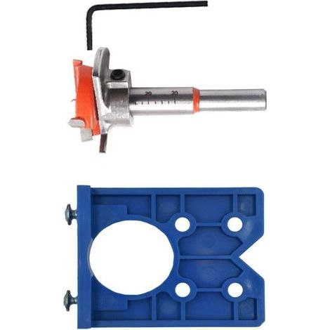 35mm Charnière Réglable, Gabarit de Perçage pour Installation de Charnière, Outil de Positionnement (1/4)