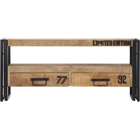 Maison Exclusive - TV-Schrank 100x30x45 cm Mango Massivholz (1/5)