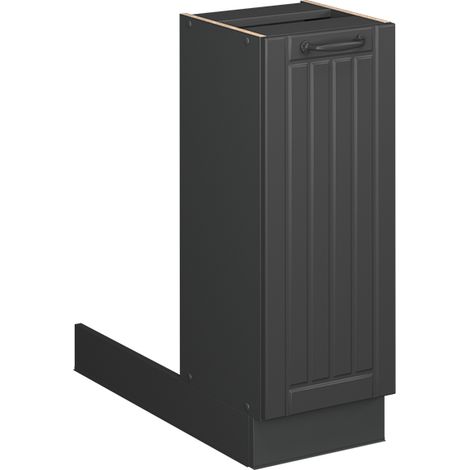 isola cucina Fame-Line, Grigio scuro, 30 cm senza piano di lavoro, Vicco