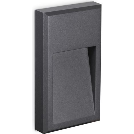 Applique murale d'extérieur LED Anthracite IP65, 3000K (1/2)