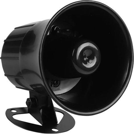 120 dB 12V outdoor alarm speaker, 115 dB DC 12V wired loud horn, electronic car siren for outdoor security (1/5)