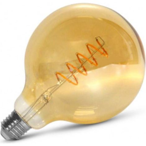 LED FIL COB GLOBE G125 E27 4W 2700K GOLDEN SPIRALE BOITE MIIDEX VISION-EL 71580 (1/5)