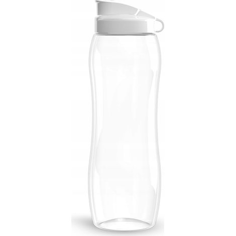 Botella de agua Dafi blanca de 0,6 l