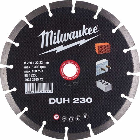 Milwaukee Diamantscheibe Trennscheibe 230mm DUH230 (1/3)