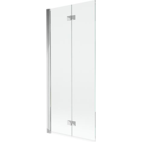 Mexen Mist paratia vasca da bagno 2 ante sinistra 80 x 150 cm, trasparente, cromo - 8A9-080-002-01-00-L (1/5)