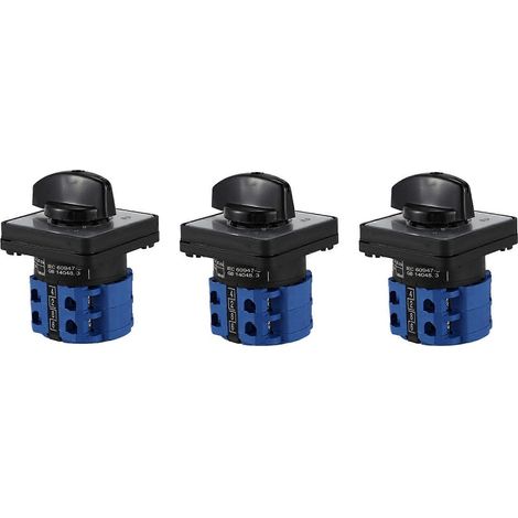 Interrupteur rotatif universel à came 3X AC 440V 240V ON/OFF/ON (1/5)