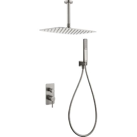 IMEX GPA068/NQ TOSCANA-AREZZO Monomando Conjunto Empotrado Niquel - ref: GPA068/NQ (1/2)