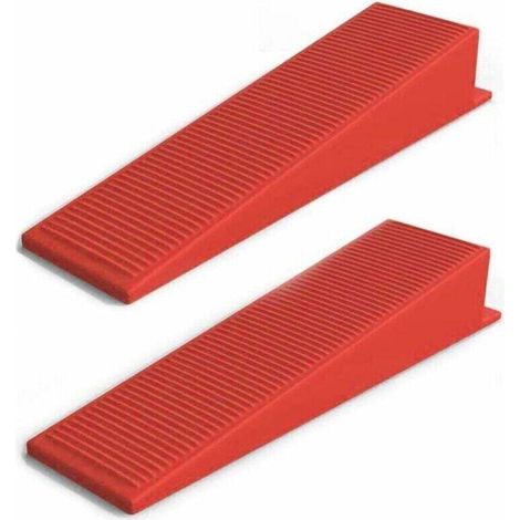 Lot de 200 cales de nivellement universelles pour systèmes de nivellement de carrelage réutilisables
