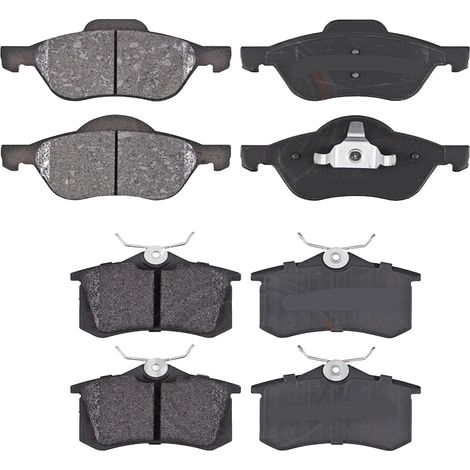 KIT PASTIGLIE FRENO ANTERIORI E POSTERIORI compatibile con SEAT IBIZA IV (6J5,6P1) / PASTIGLIE FRENANTI AUTO OEM P 85 148  P 85 075  P 85 041,P 85 020 / SOSTITUZIONE DIRETTA / BASSA POLVERE / SILENZIO