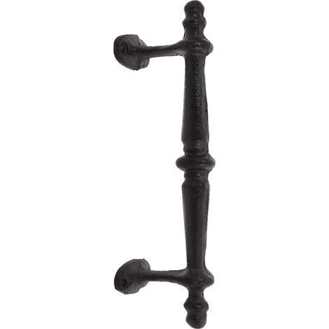 Deux poignées de porte extérieures en fer forgé de style européen vintage, confortables à prendre en main, résistantes à l'usure, convenant aux portails de jardin et aux portails en général. (1/5)