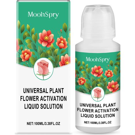 MOONSPRY Blütenaktivierungslösung: Eine universell einsetzbare Aktivierungslösung für Blumen und Pflanzen zur Verbesserung der Nährstoffaufnahme. (1/5)