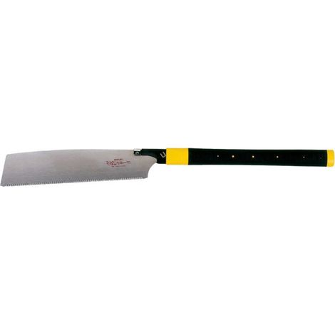 Sierra japonesa 265 mm, plata/negro/amarillo de Tajima JPR265R