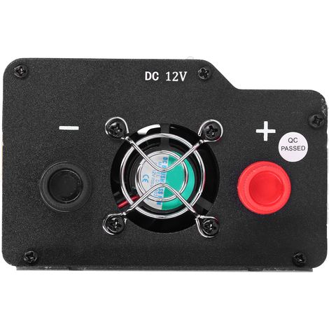 Convertisseur de voiture 12V/24V 6000W avec éclairage d'ambiance LED sept couleurs et 4 ports USB (12V) (1/5)