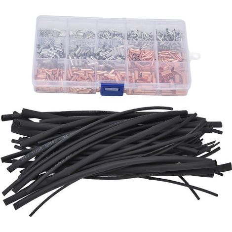 970-teiliges Set Rohrklemmen aus nicht isoliertem Messing und PVC-Legierung für Automobile