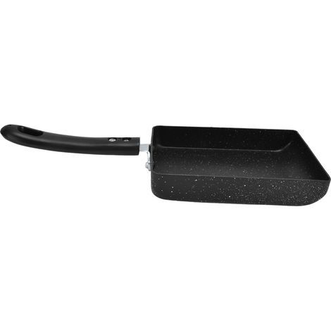 Poêle à tamagoyaki carrée antiadhésive, poêle à frire pour œufs frits, sandwichs et crêpes (petite) (1/5)