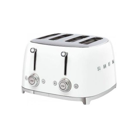 Smeg TSF03WHEU tostapane 4 fette bianco retro