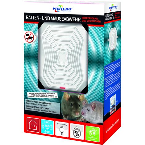 Weitech - Défense intérieure contre les rats et les souris avec bruit et vibrations de structure (1/2)