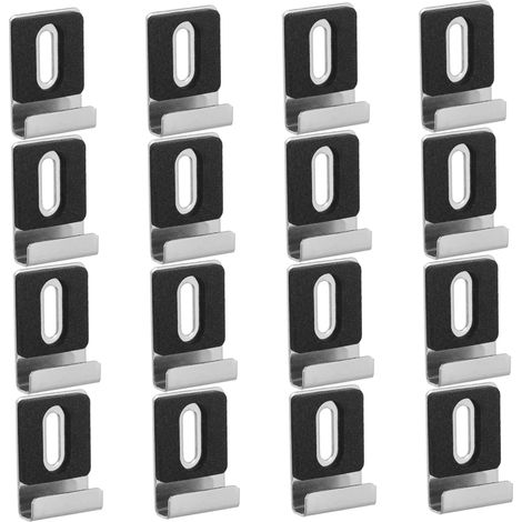 Sets hochbelastbarer Spiegelhalterungsclips Metallclips zum