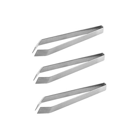 3pcs Fish bone tweed en acier inoxydable Fish bone Remover Slippers Tilt Fish bone Picker outil d'élimination des os de poisson pour enlever les os de poisson tirer les poils de poulet (1/5)