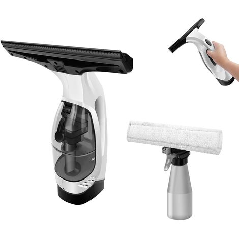 Aspirateur de vitres sans fil, nettoyeur de vitres pour voiture, appareil rechargeable, nettoyage de douche et salle de bain, outil électrique pour portes en verre (1/4)