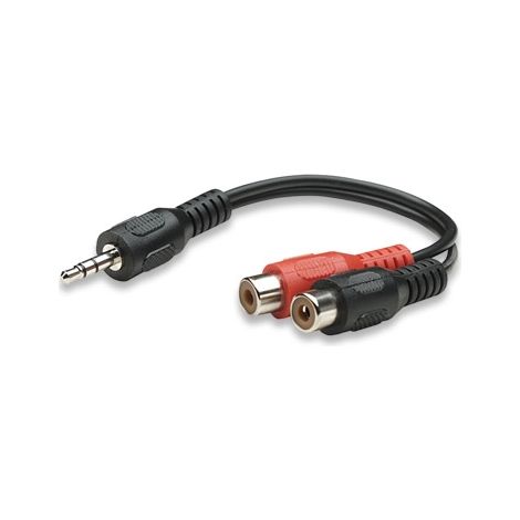 MANHATTAN Cavo Audio Stereo 2 RCA femmina a Jack 3.5 mm maschio 0,30 mt