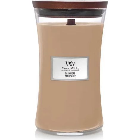 CANDELA CLESSIDRA GRANDE LARGE CASHMERE WOODWICK (1/2)