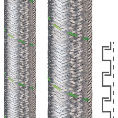 flexa Metallschutzschlauch SPR-EDU-AS AD14 verzinkt VDE-geprüft 50 Stk