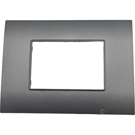 Placche 3 4 7 posti moduli per supporti compatibili con vimar Arké  T08-4 posti-oro satinato