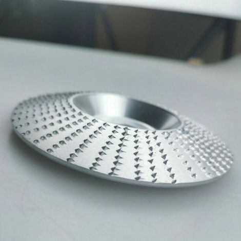 Disque en carbure pour meuler et sculpter le bois pour meuleuse d'angle/meule 100 mm, Ensoleillé Étiquette (1/5)