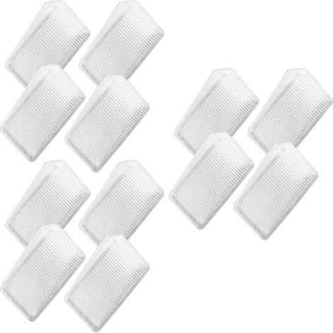 PVC Nivellierkeile für Möbel und Schränke 12 Stück