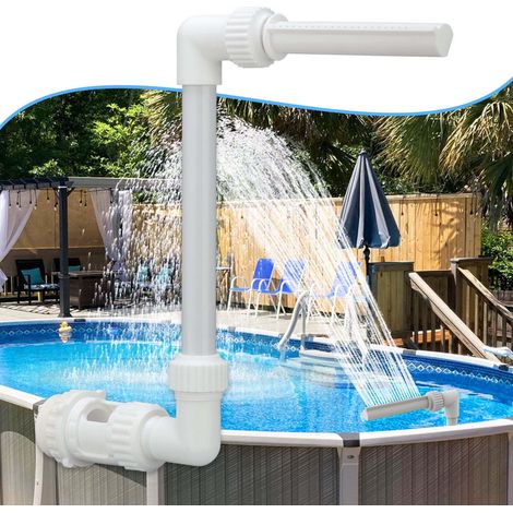 Jet d\'Eau Piscine Fontaine Cascade Rglable pour Bassins de Jardin (1/5)