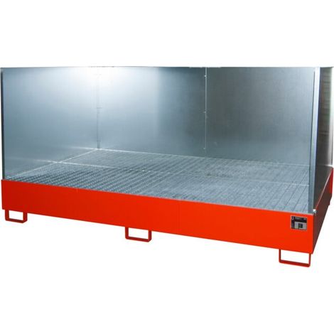 Bauer Südlohn Bac de rétention AW 1000-10F/SW, peint, rouge feu