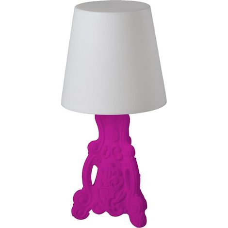 Lady of Love Fucsia dolce originale Slide di design lampada da appoggio di design colorata barocca interno esterno giardino soggiorno ingresso camera sala da pranzo credenza tavolo