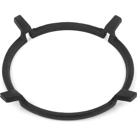 CCYKXA Support de Poêle à Wok en Fonte, Antidérapant Adaptateur Wok Gaz Bague Réducteur de Gaz en Acier Inoxydable pour Brûleurs, Plaques à Gaz, Cuisinières, Gaz Poêle Accessoires (1/5)