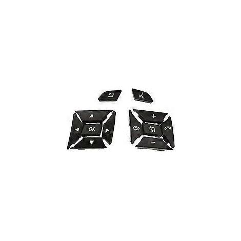 Lenkrad-Bedienknopf für W204 X204 W212 W156 W246 CE Klasse a 2185400162 (Schwarz)