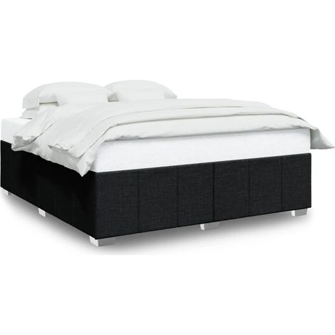 Maison Exclusive - Bettgestell ohne Matratze Schwarz 180x200 cm S