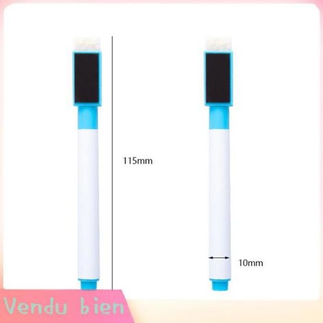 Garosa Stylo pour tableau blanc 8 Couleurs Marqueurs Effaçables à Sec avec Plafonnement Eraser Home bureau materiel Multicolore (1/4)