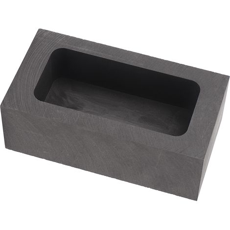 Moule en graphite de 35 ml, rectangulaire, stable et durable, pour une utilisation dans les moules à lingots de graphite en fusion, coulée et raffinage. (1/5)