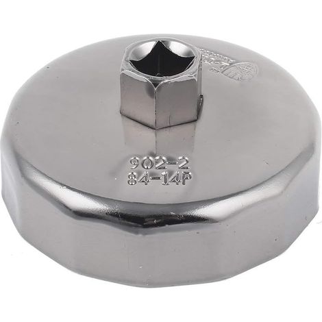 Oil Filter Wrench Plug Socket Oil Filter Cover Oil Filter Utility Wrench Oil Filter 14 Flutes 84mm Car Removal Tool Cool Design (1/5)