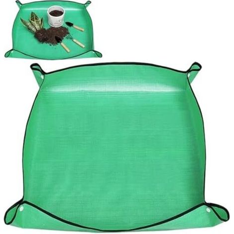 75 x cm - Tapis de jardin imperméable portable pour le Pliable Pour plantes succulentes (vert) 75cm (1/5)