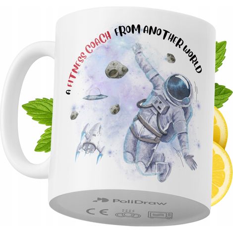 Lustige Kaffeetasse mit witzigem Textdesign für Fitnesstrainer – ideal für Geburtstage, Namenstage und Feiertage. Hochwertige Tasse für besondere Anlässe, ob im Büro oder zu Hause. Farbe: Weiß, 330 ml