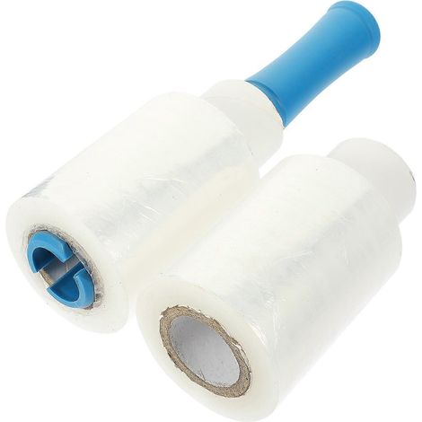 Poignée transparente pour film étirable autocollant, 1 lot (1/3)
