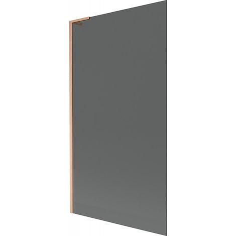 Mexen Next L paroi de baignoire 1-volet 100 x 150 cm, graphite, cuivre brossé - 895-100-000-03-40-65 (1/5)