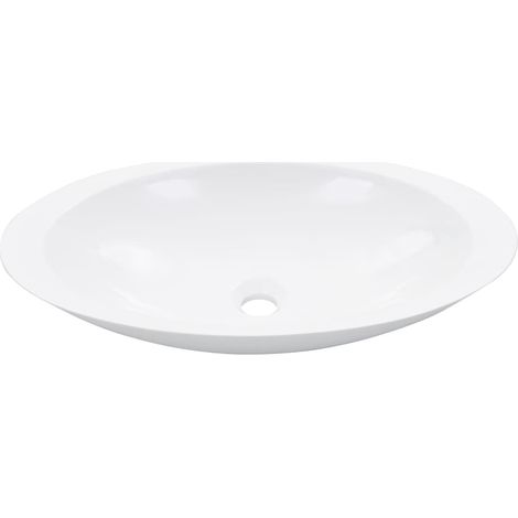 Lavabo lavabo lavabo da appoggio lavabo sospeso interno del bagno bagno di servizio cabina WC casa 59,3 x 35,1 cm ghisa minerale bianco 020002638