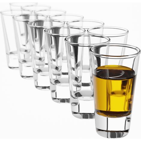KADAX Schnapsgläser, 28ml, Shotgläser Set, Stamper für Alkohol, Brand, Shot, Vodka, Party, Schnapsgl (1/5)